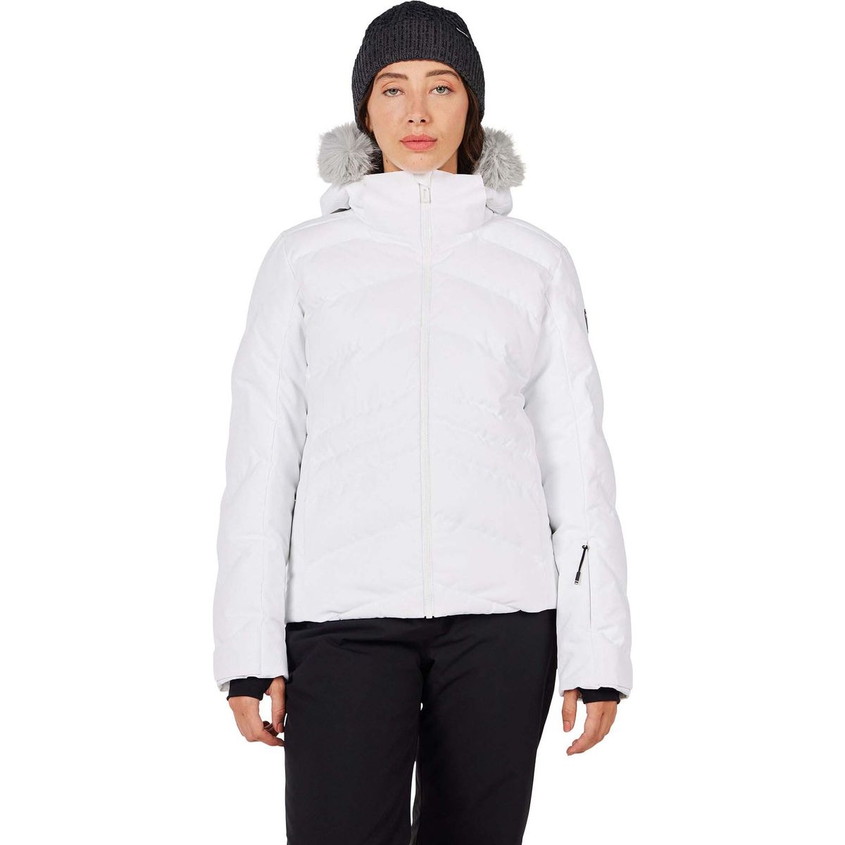 Rossignol W Staci Insulated Jacket white (100) L RLOWJ02 10000L