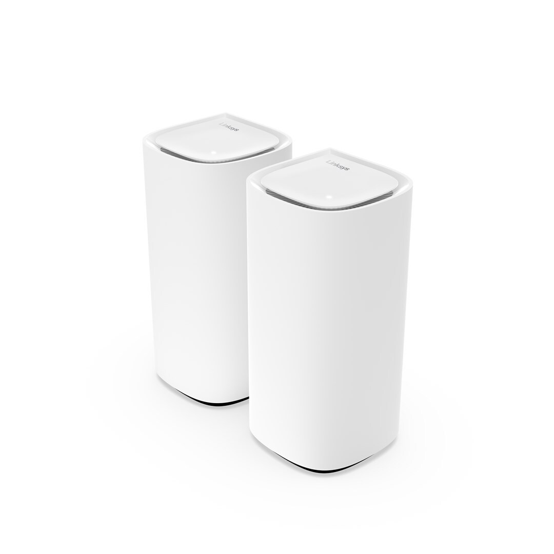 Linksys Velop Pro Netwerksysteem, Wit, Wi-Fi 6E (802.11ax), Drie banden (2,4 GHz / 5 GHz / 6 GHz), 557 m²