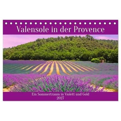 Valensole in der Provence (Tischkalender 2027 DIN A5 quer), CALVENDO Monatskalender