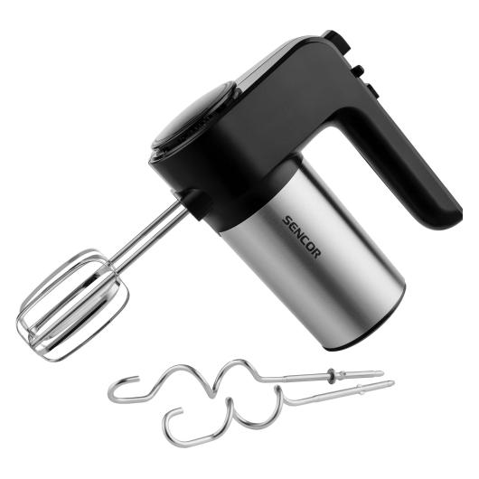 Sencor SHM 5207SS Handrührer 400 W Schwarz, Edelstahl (400 W) (SHM 5207SS)