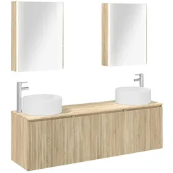 vidaXL, Badmöbelset, Badezimmer Set