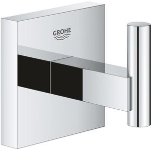 GROHE Klebehaken 40961000, Start Cube, bis 5kg, Metall, silber glänzend