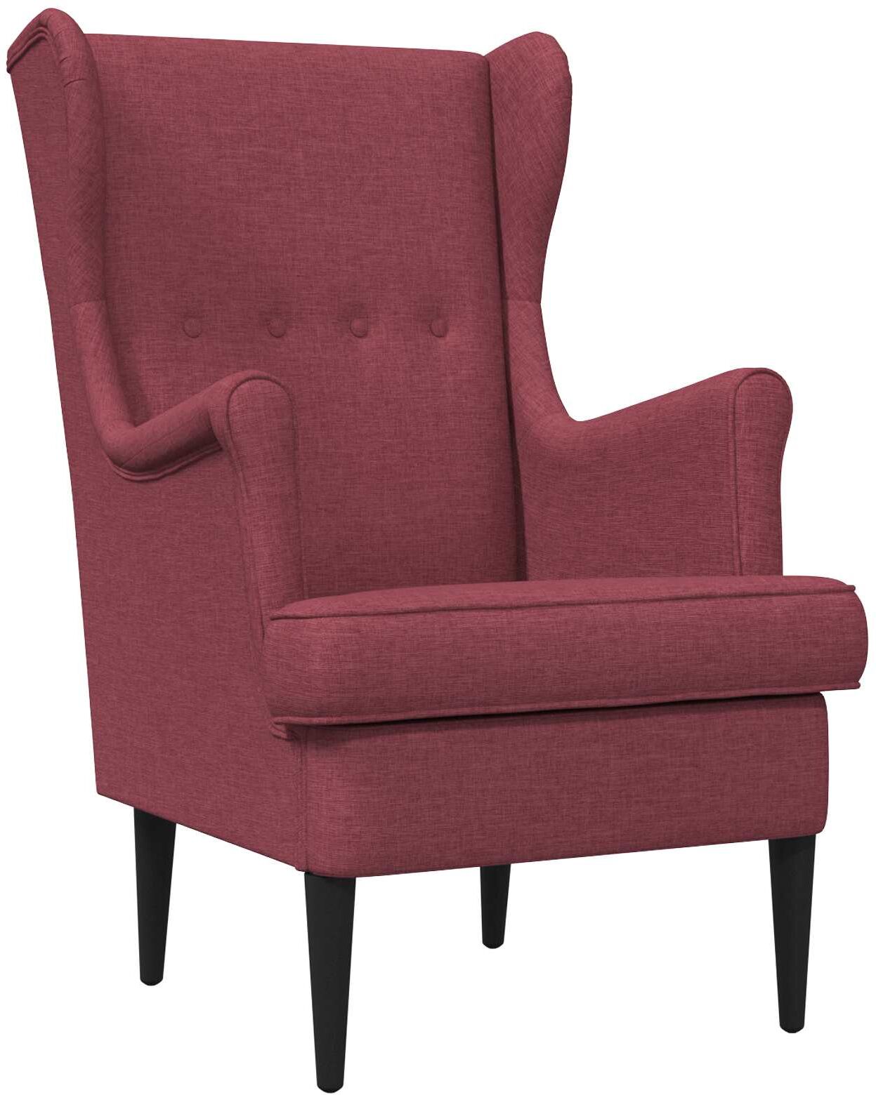 vidaXL Fauteuil Bordeaux Tissu