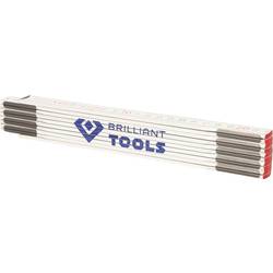 Brilliant Tools BT110900 Zollstock 2 m Holz