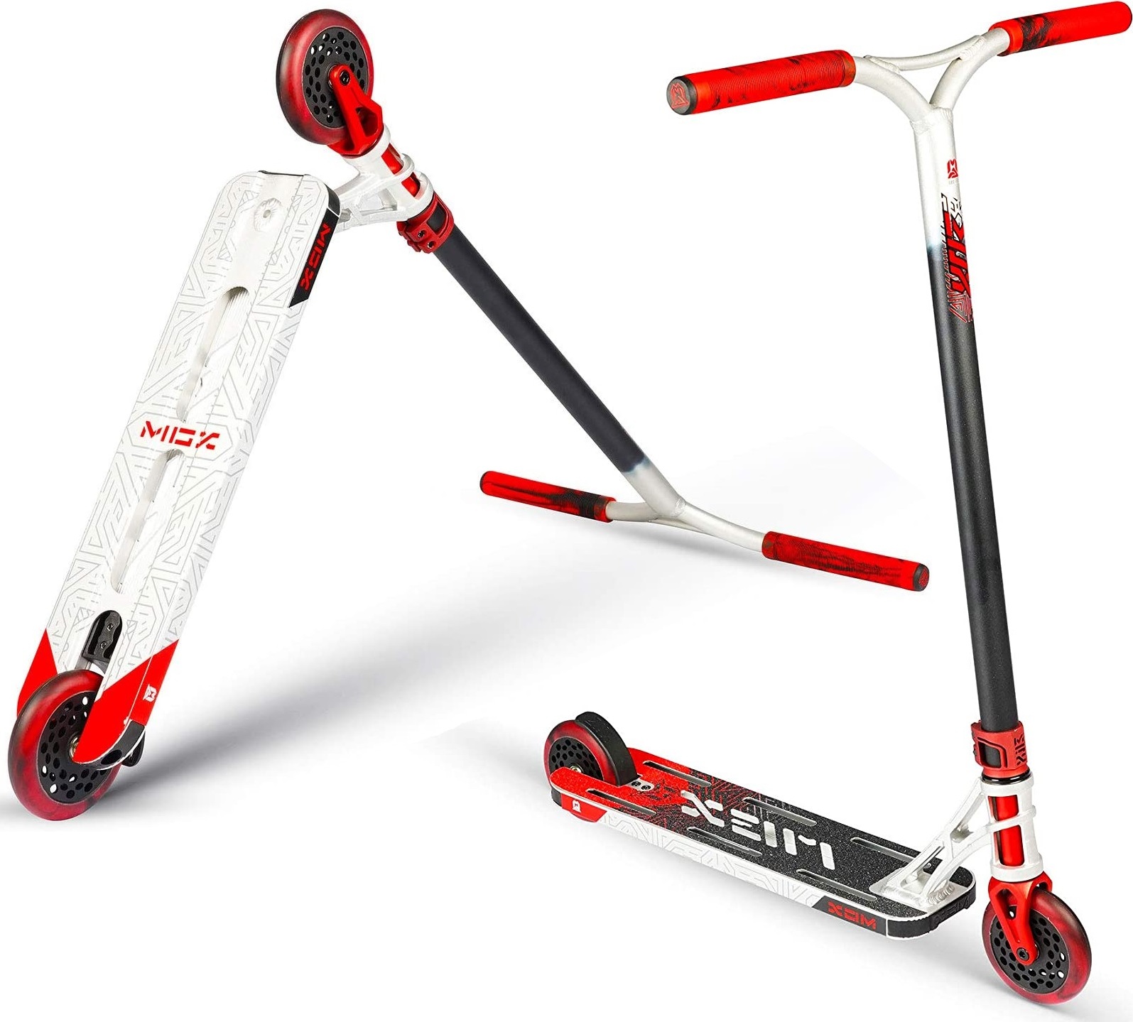 MGP Madd Gear MGX Extreme Stunt-Scooter H=90cm silber/rot (23399)