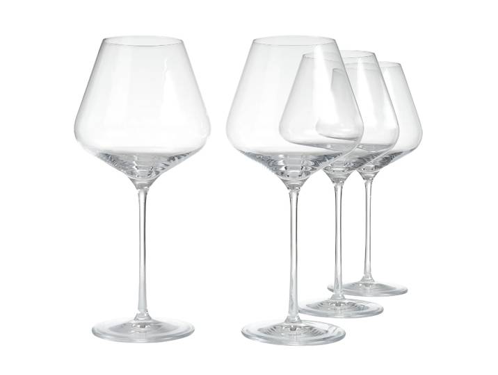 Aida Verre à vin rouge Connoisseur Extravagant 71 cl Lot de 4 Clear