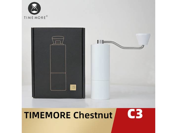 TIMEMORE-Moulin à café manuel Chestnut C3, portable, verser sur expresso, broyeur à main avec double roulement, bavure S2C à l'intérieur