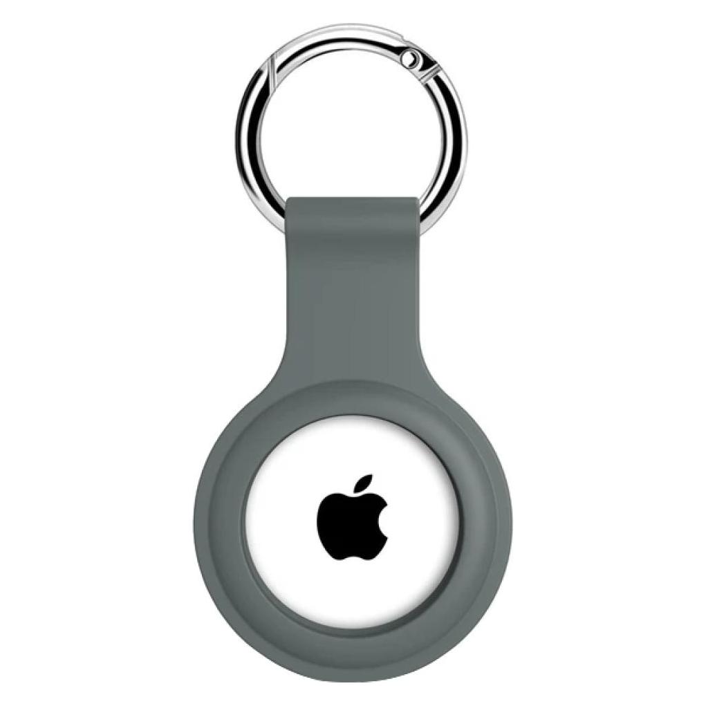 Screenguard Apple Airtag Liquid Silikon Case mit Schlüsselanhänger (00033130)