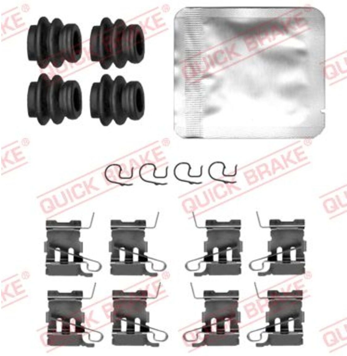 Zubehörsatz, Scheibenbremsbelag QUICK BRAKE 109-0182