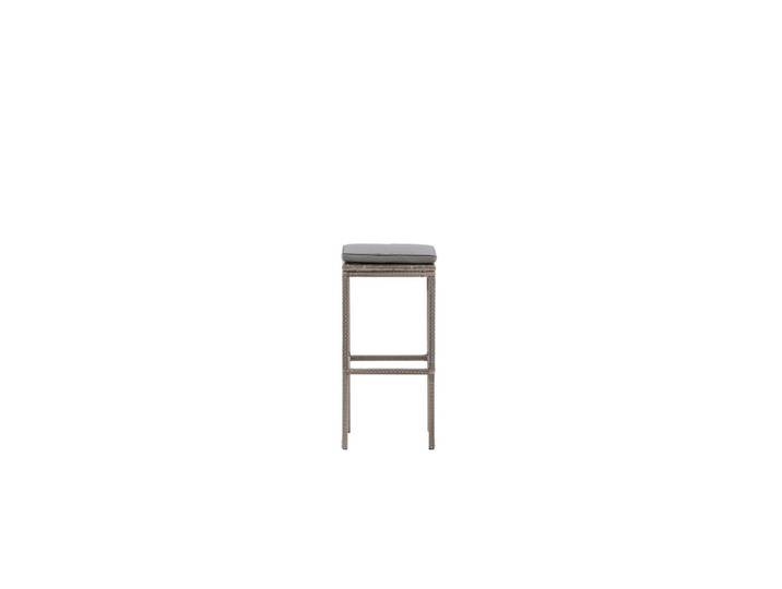 Gardenson Barhocker, Grau, Metall, Kunststoff, würfelförmig, 38x76x38 cm, Esszimmer, Barmöbel, Barhocker