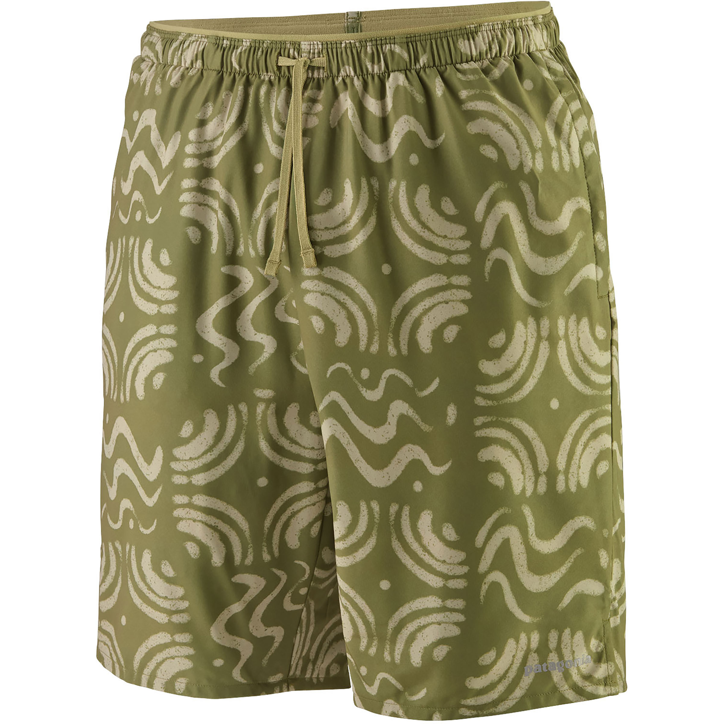 Patagonia Multi Trails Herren Laufhose oliv Größe XL Trekking Klein verpackbar Wasserabweisend