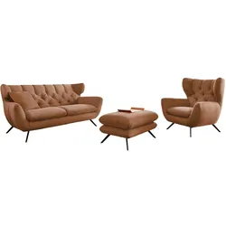 SITZGRUPPE CHARME Braun Cord