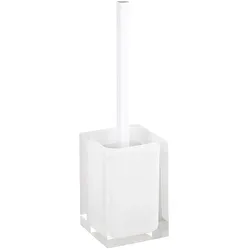 Brillantbad BISTA WC-Bürstengarnitur Polyresin Weiß 100x370x100 mm für Bad & WC >> Freistehend anwendbar