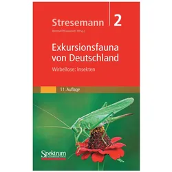 Stresemann - Exkursionsfauna von Deutschland 2: Wirbellose: Insekten, Fachbücher von Bernhard Klausnitzer, Erwin Stresemann, Hans-Joachim Hannemann