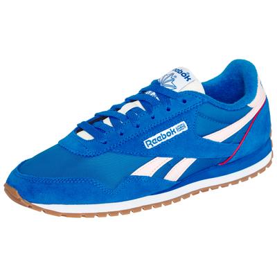 Sneaker REEBOK CLASSIC "CLASSIC AZ", Damen, Gr. 37,5, blau (optimum blau, optimum blau, frosted berry), Leder, Synthetik, Textil, Schuhe Sneaker