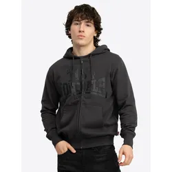 Lonsdale Herren Kapuzensweatjacke mit Reißverschluss schmale Passform KRAFTY