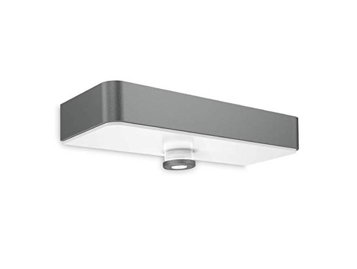 STEINEL Lampe solaire XSolar SOL-O S\, applique murale solaire\, anthracite détecteur de mouvement 360° max. 6 m\, 3000 K