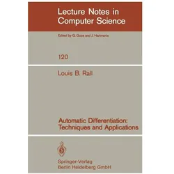Automatic Differentiation, Fachbücher von L.B. Rall