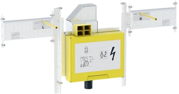 Geberit Gis Montage-Set 461481001 mit UP-Drehsiphon B75, für Waschtisch