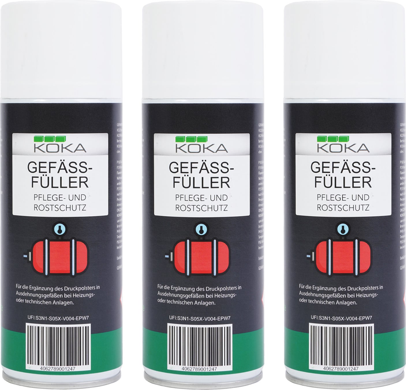 KOKA vloeistofvervulling 3 stuks, 400 ml