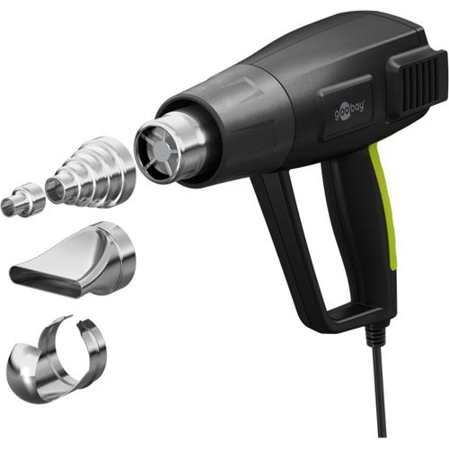 goobay Premium Heißluftfön-Set 1.500 W