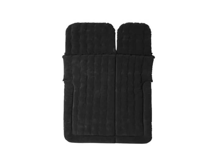 LCQSYE Auto aufblasbares Bett Luftreisematratze Beflocktes aufblasbares Autobett(Black)