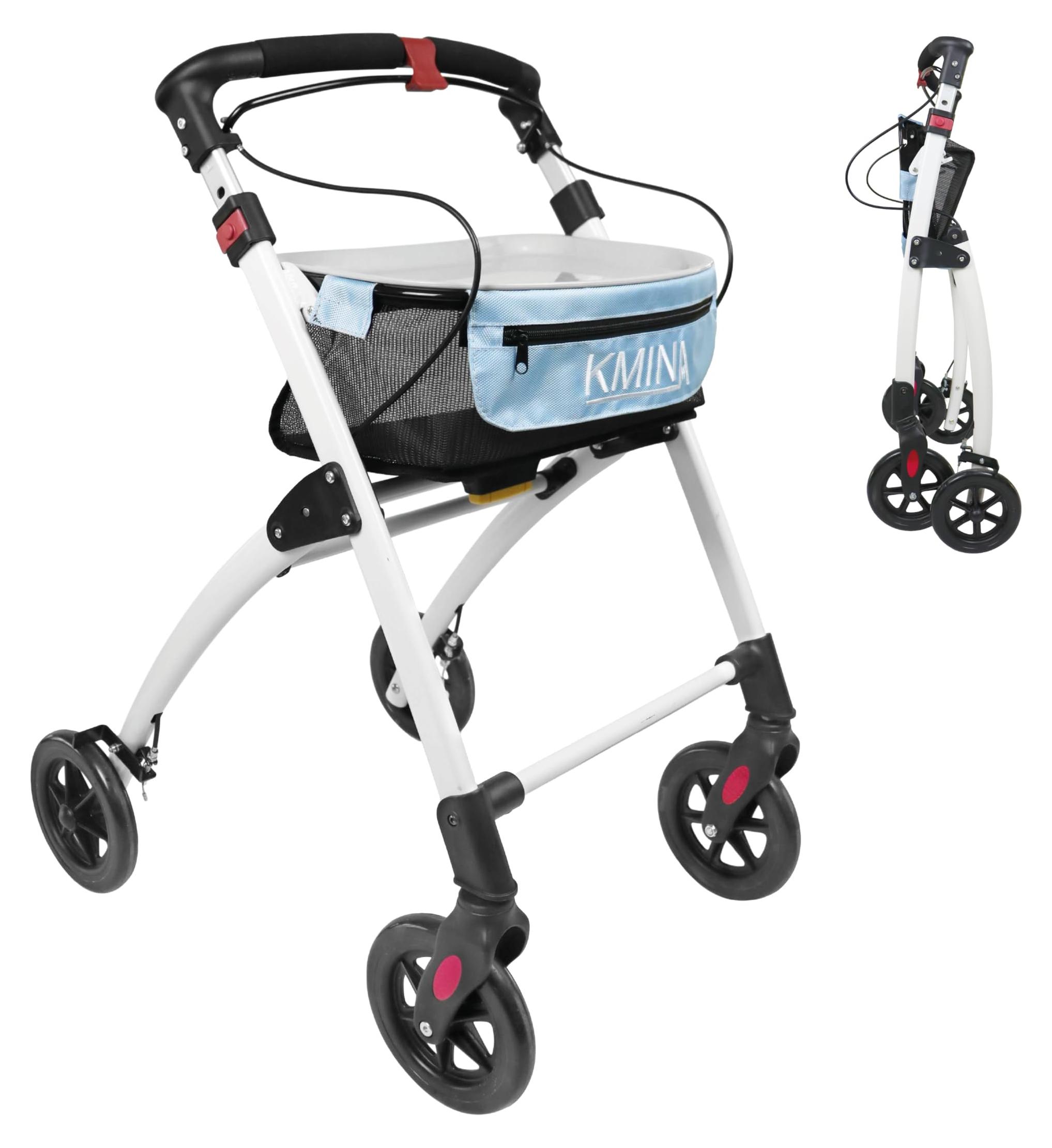 Leichter Rollator, Innenbereich, 54 cm breit, aus Aluminium, 6 kg