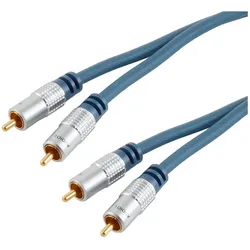 Shiverpeaks Kabel Audio Cinch 2-fach (St)/(St) 3,0m ** Home-Cinema (3 m, Cinch Kabel), Audiokabel