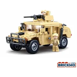 Sluban ModelBricks Gefechtsfahrzeug Jeep M38-B0837
