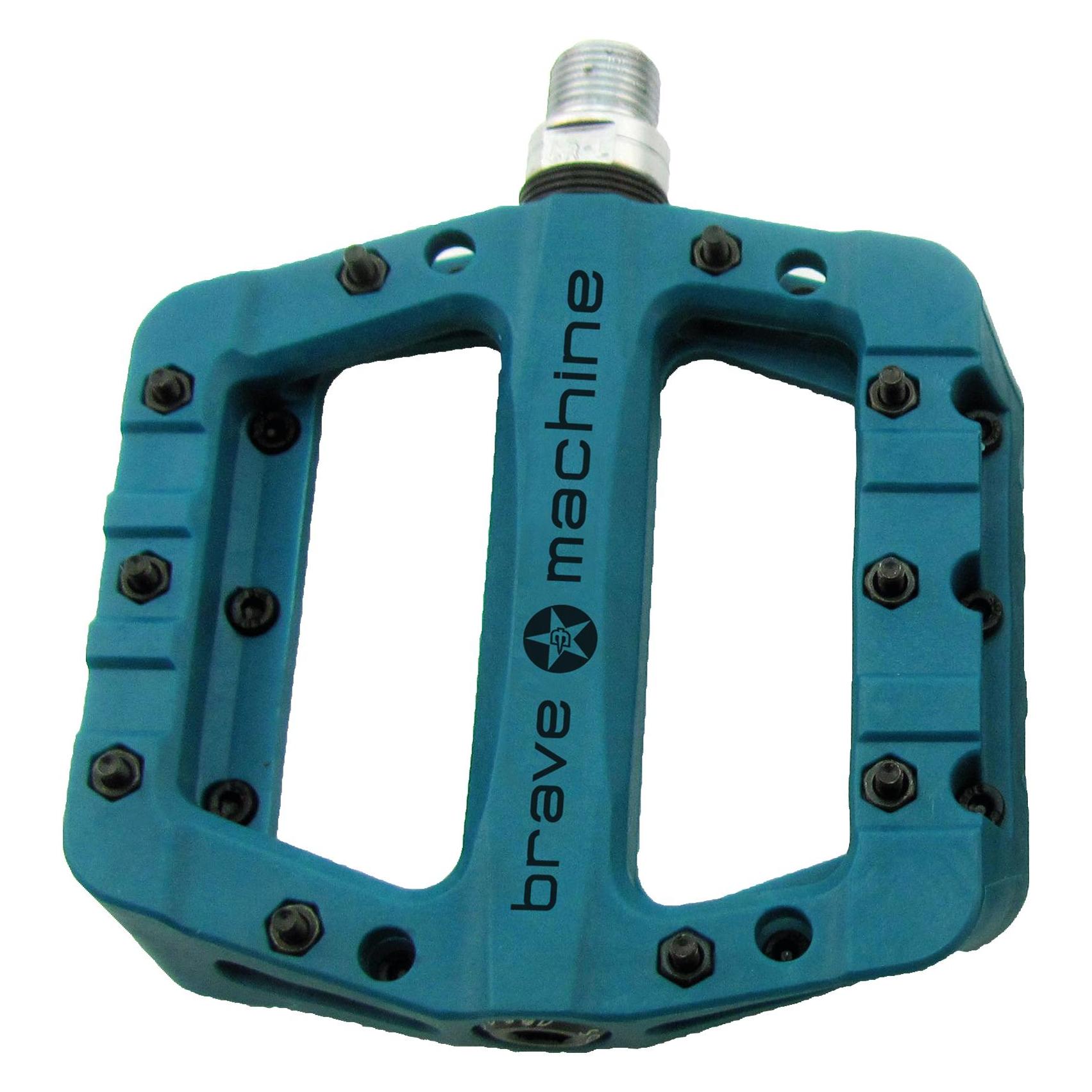 Brave Classics Brave Pedal Dirt Light Nylon Plattform Hellblau (BMPD60BL)
