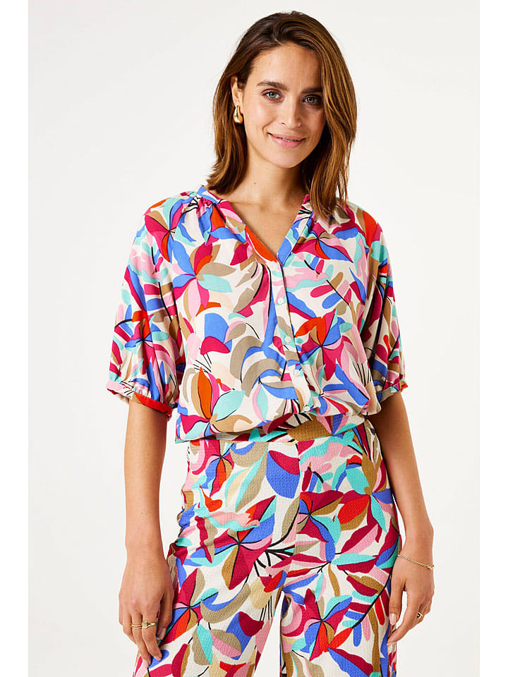 Garcia Bluse in Bunt - M