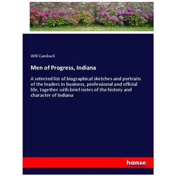 Men of Progress, Indiana, Belletristik von Will Cumback