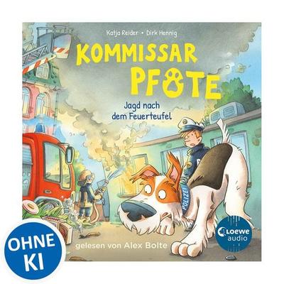 Kommissar Pfote (Band 8) - Jagd nach dem Feuerteufel - Katja Reider, Audio, 9783689580148