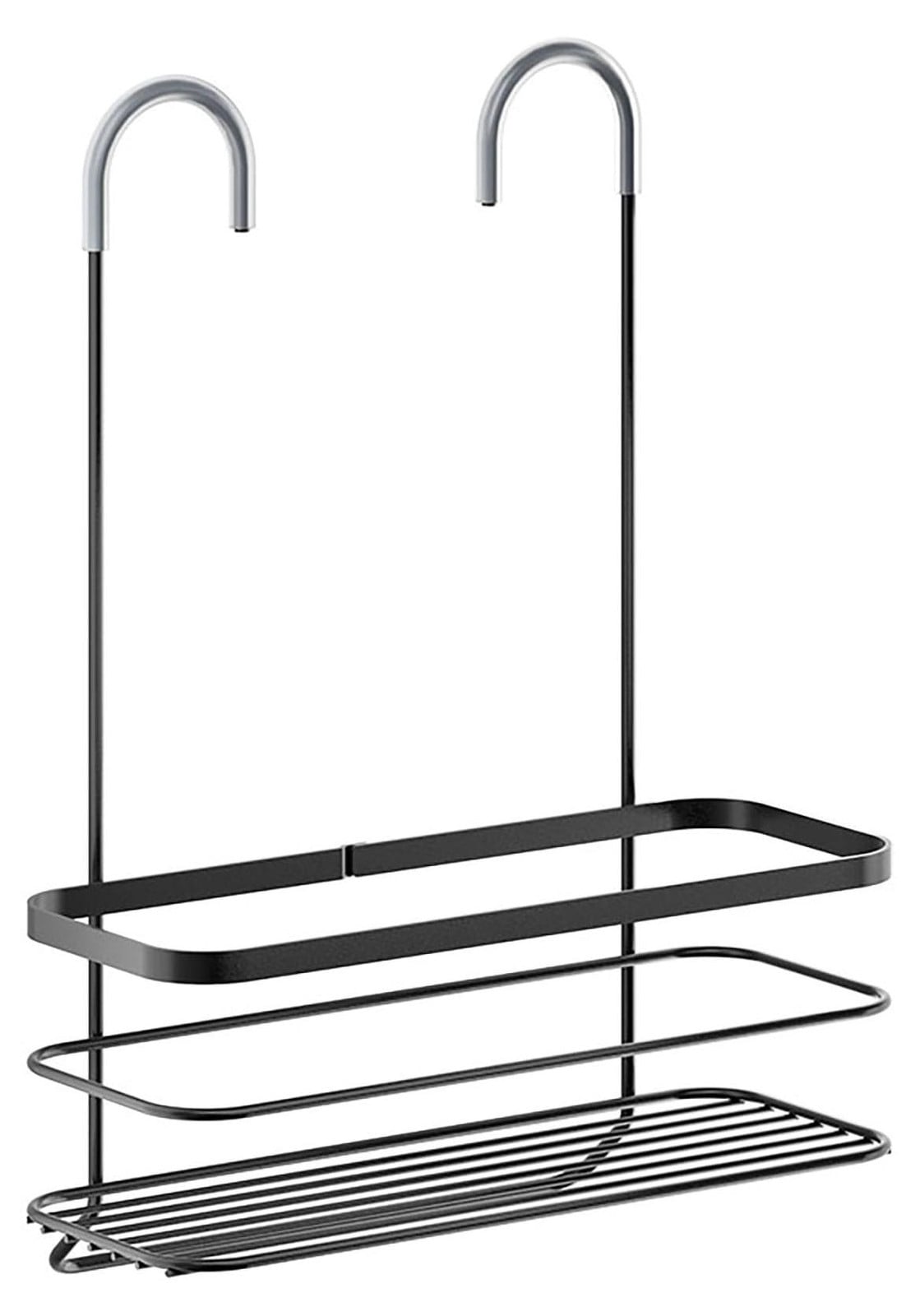 Metaltex Origin Lava douchecabine met TouchTherm bediening en doucheplank, mat zwart