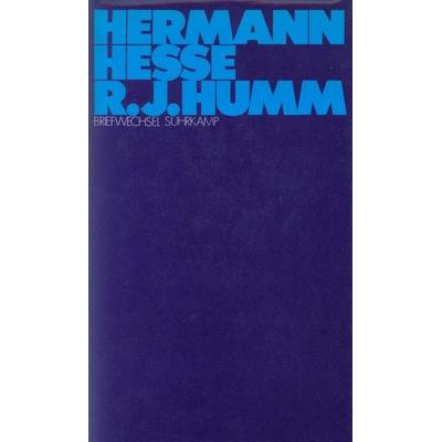 Briefwechsel Hesse/ Humm, Gebundene Ausgabe von Hermann Hesse,Rudolf Jakob Humm, Suhrkamp