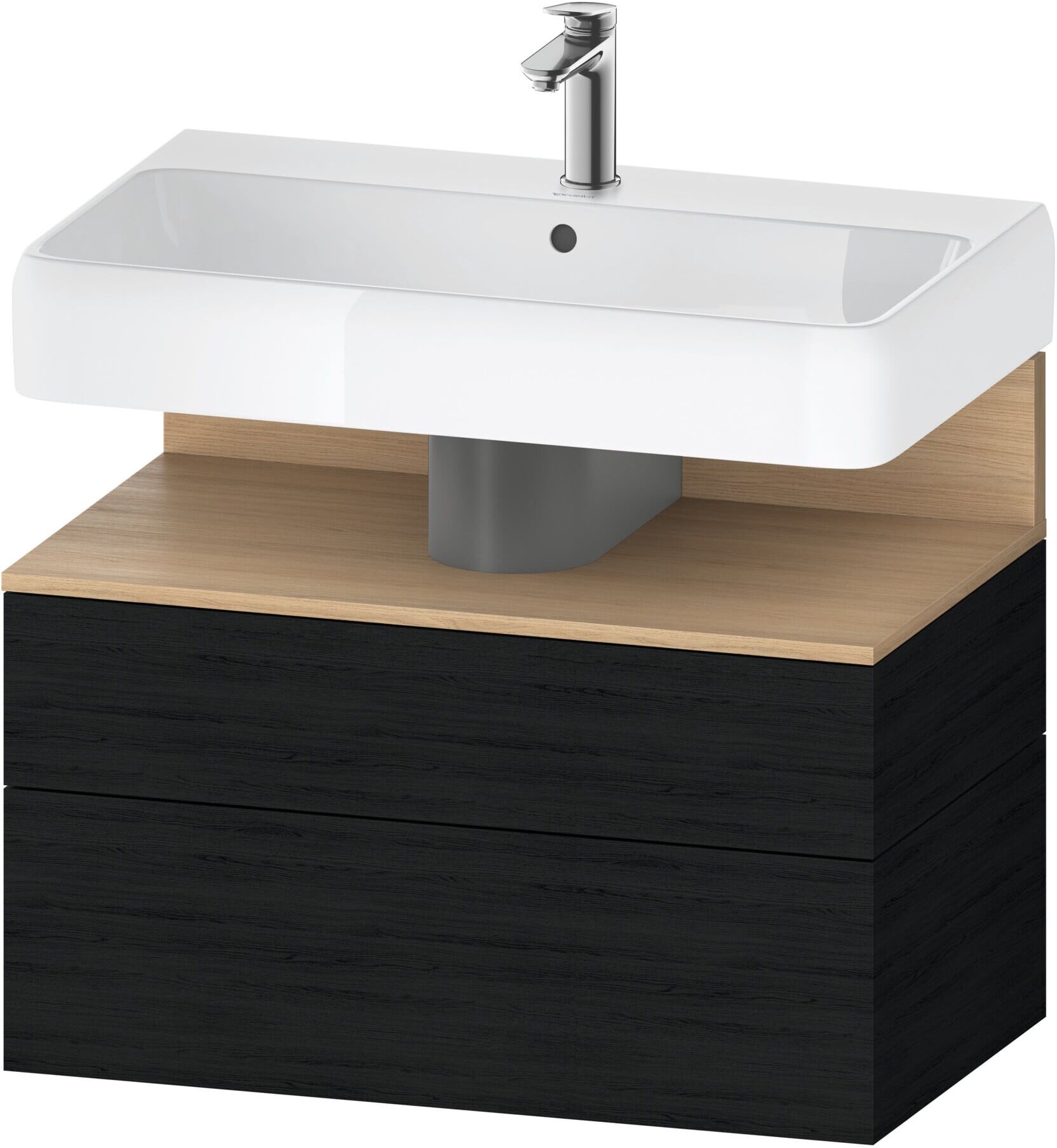 Duravit Waschtischunterschrank Qatego 79x47x59cm, E Na/E s, 1 Kast, m Nischenb (QA4394030160010)