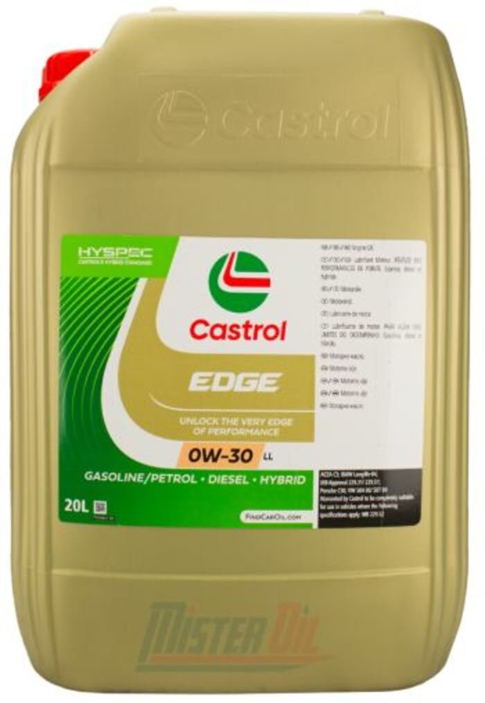 Motoröl CASTROL 15F9BA Edge 0W30 20L