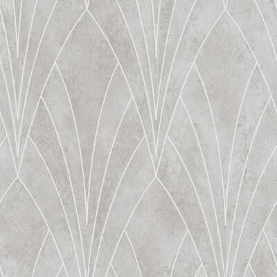 "Veer Decor Art Deco Fan Texture Ground Wallpaper - Roll 20.86""x33ft"