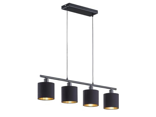 RL LIVE YOUR LIGHT Tommy Hanglamp Metaal Mat Zwart-Goudkleurig