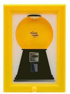 Inspired Finds Creative Candy Dispenser Photo Frame Storage Rack For Home Decor yellow