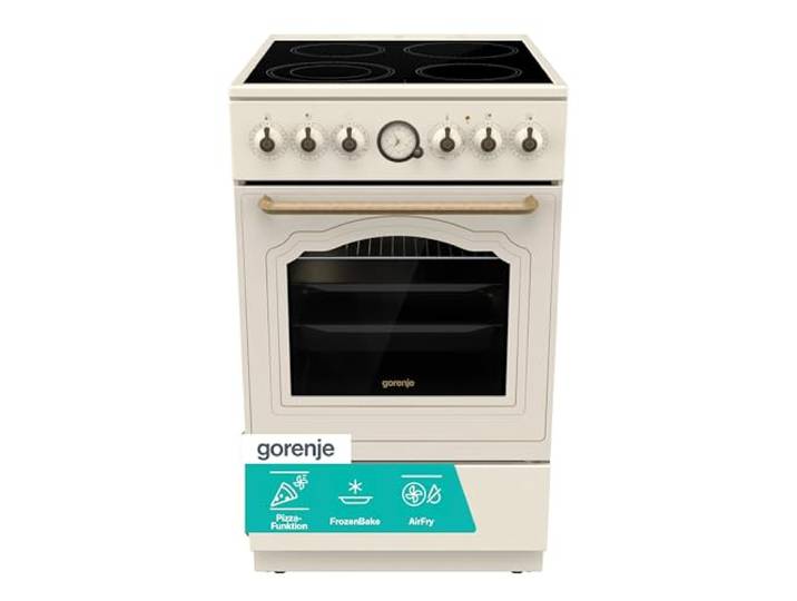 Gorenje Classico Collection GECS5B70CLI Standherd Champagne Creme