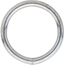 Dulimex, Kette, Geschweisster Stahlring 4,0 mm verzinkt