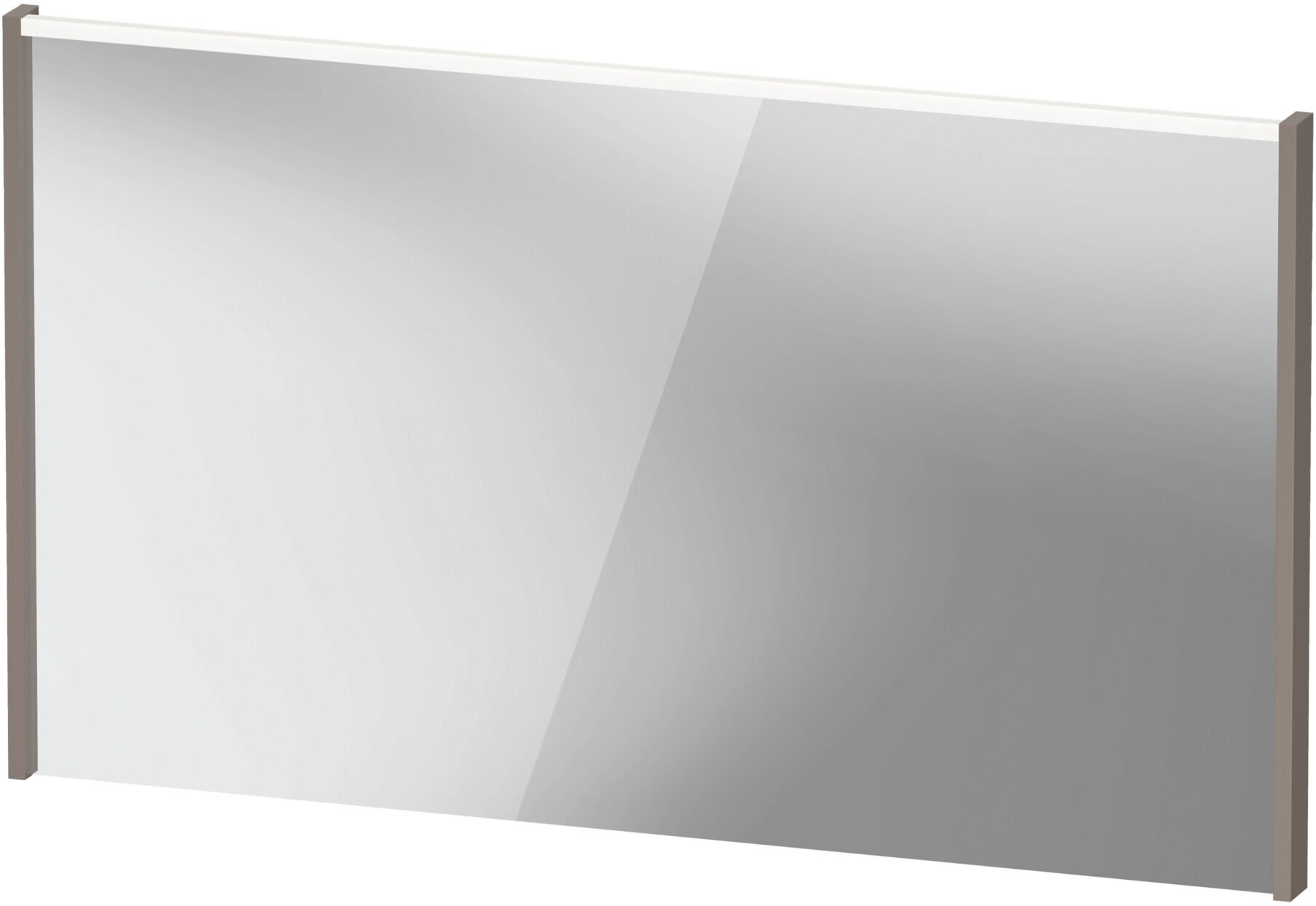 Duravit LED-Spiegel D-Code 2.0 120x70x5cm, 9 W, bas. ma, Lichtfeld oben (DC7079043430000)