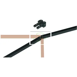 Hettich, Möbelausstattung, Flexibler Knoten Cadro 360 ° (1 Stk.)