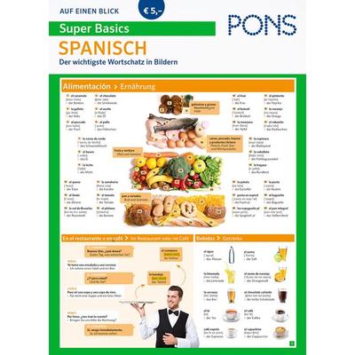 PONS Super Basics auf einen Blick Spanisch, Taschenbuch von , PONS Langenscheidt GmbH, 978-3-12-562097-1