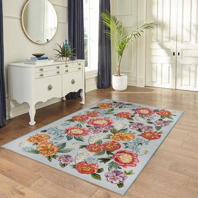 Lush Decor Marina Secret Garden Indoor/Outdoor Area Rug