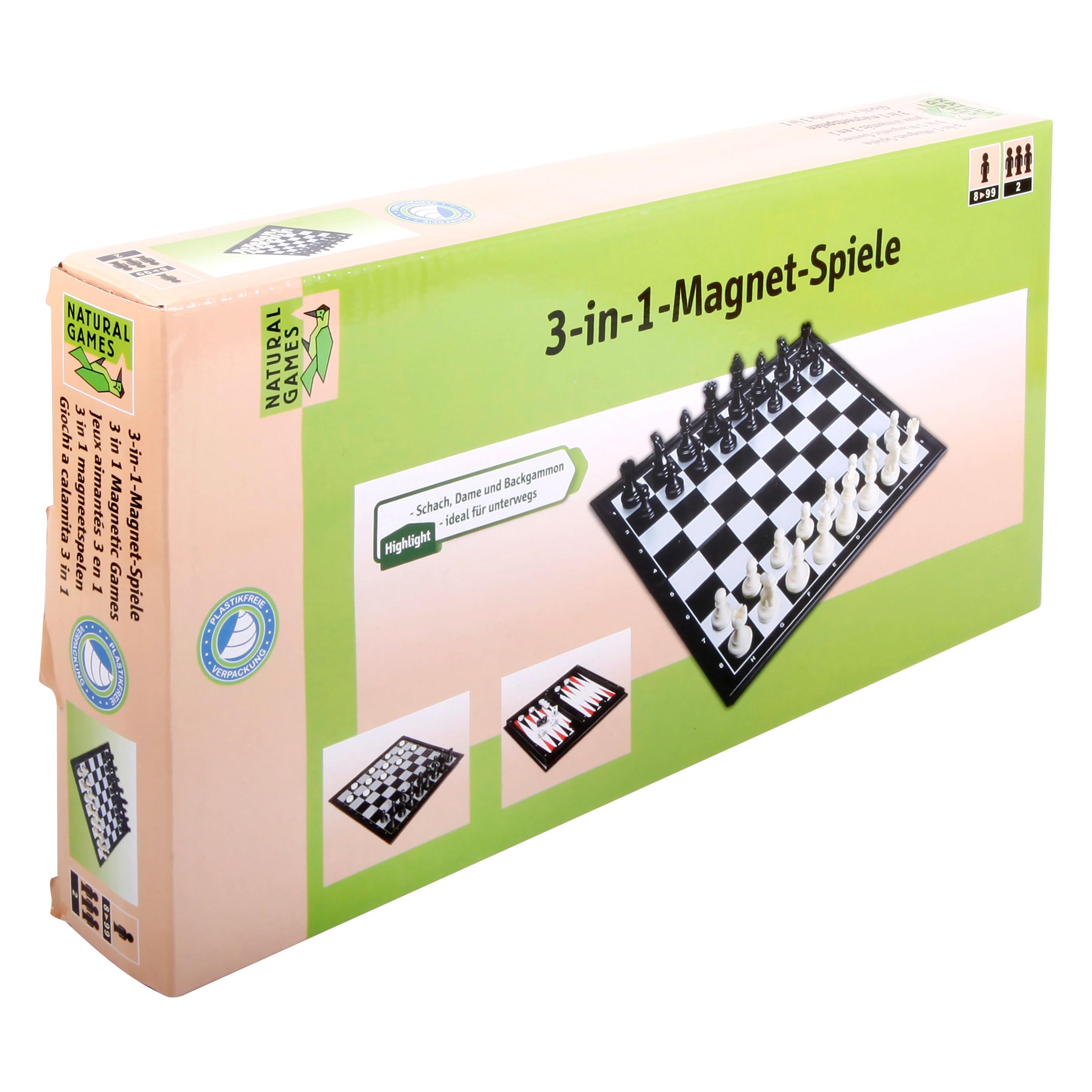 Natural games 3-in-1 Magnetspiel (Deutsch, 2 Spieler) (0061051775)