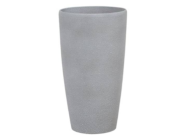 Höher Blumentopf Steingemisch grau 31x31x58 cm Abdera