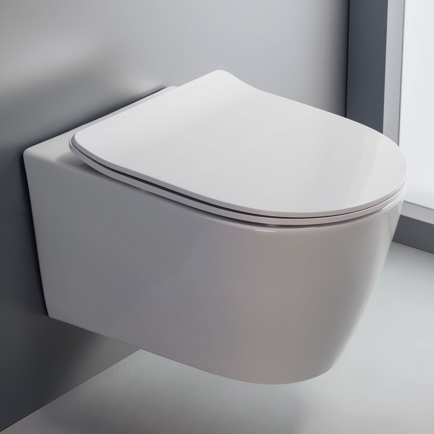 Kronenbach Tube wall-mounted WC rimless KB15100TU