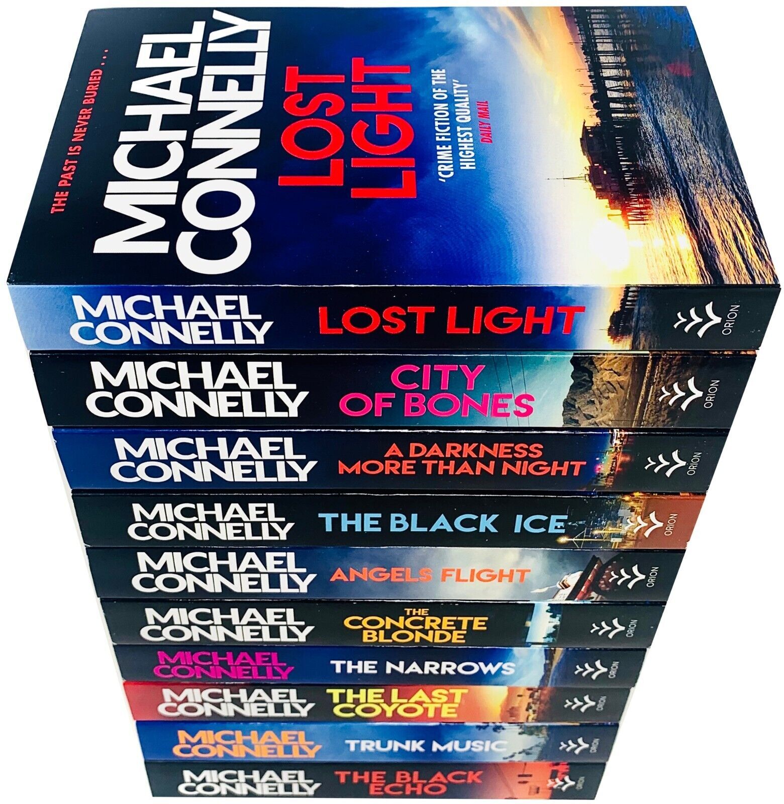 Orion Harry Bosch Series 10 Books Collection Set by Michael Connelly - Paperback - Adult Crime Fiction - Books 1-10 LAPD Detective Thrillers